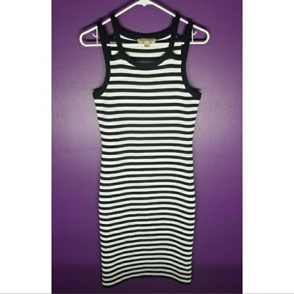 Michael Kors Striped Bodycon Dress